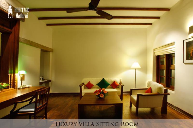 Heritage Madurai Εξωτερικό φωτογραφία Sitting room of a luxury villa